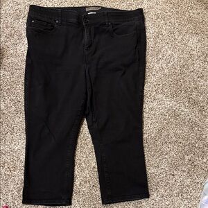 Torrid Black Ankle Crop Jeans Bombshell Skinny